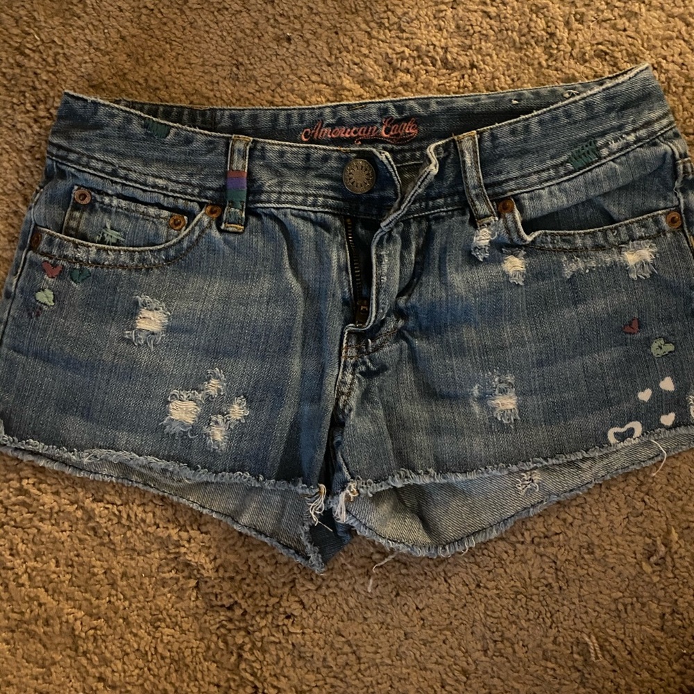 American eagle jean shorts